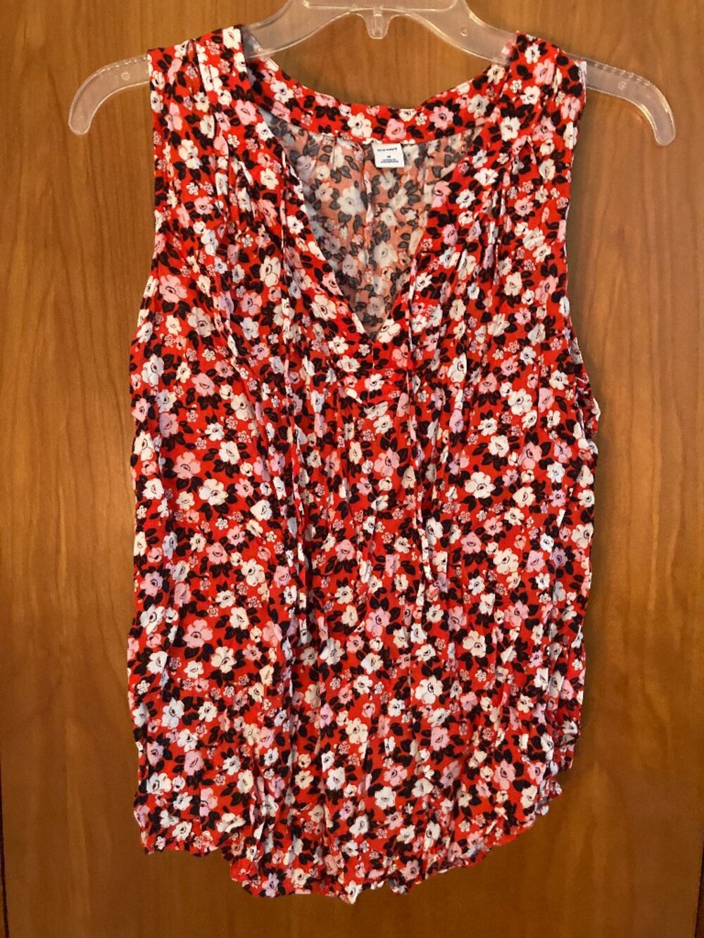 Old Navy vibrant ditsy floral print M